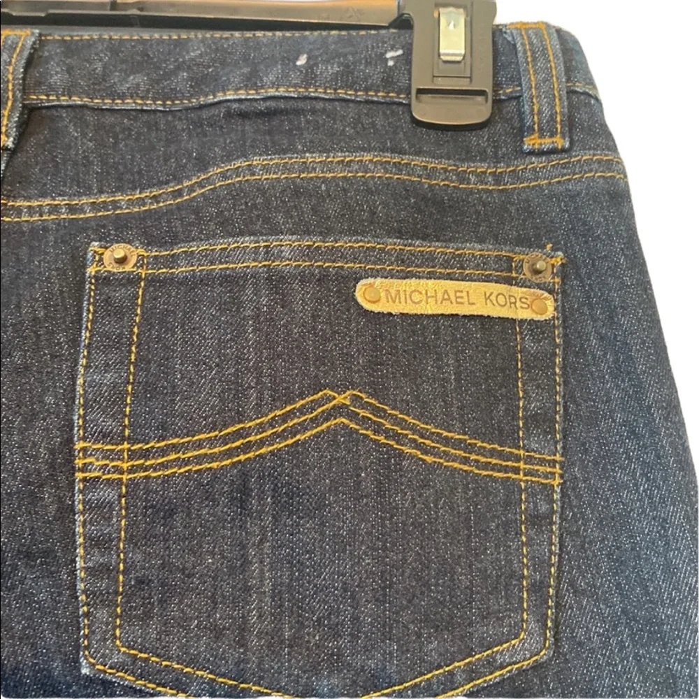Michael Kors Dark Blue Flare Cut Jeans